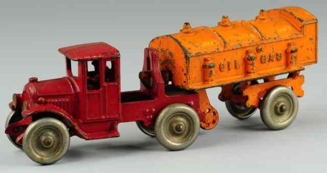 Appraisal: KENTON OIL AND GAS TRACTOR TRAILER Late 's cast iron