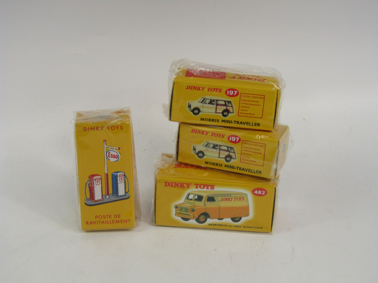 Appraisal: Dinky toys Morris Mini-Traveller another Bedford Van and Poste de