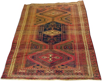 Appraisal: A Shiraz Style Carpet ca Early-Mid th Century A Shiraz