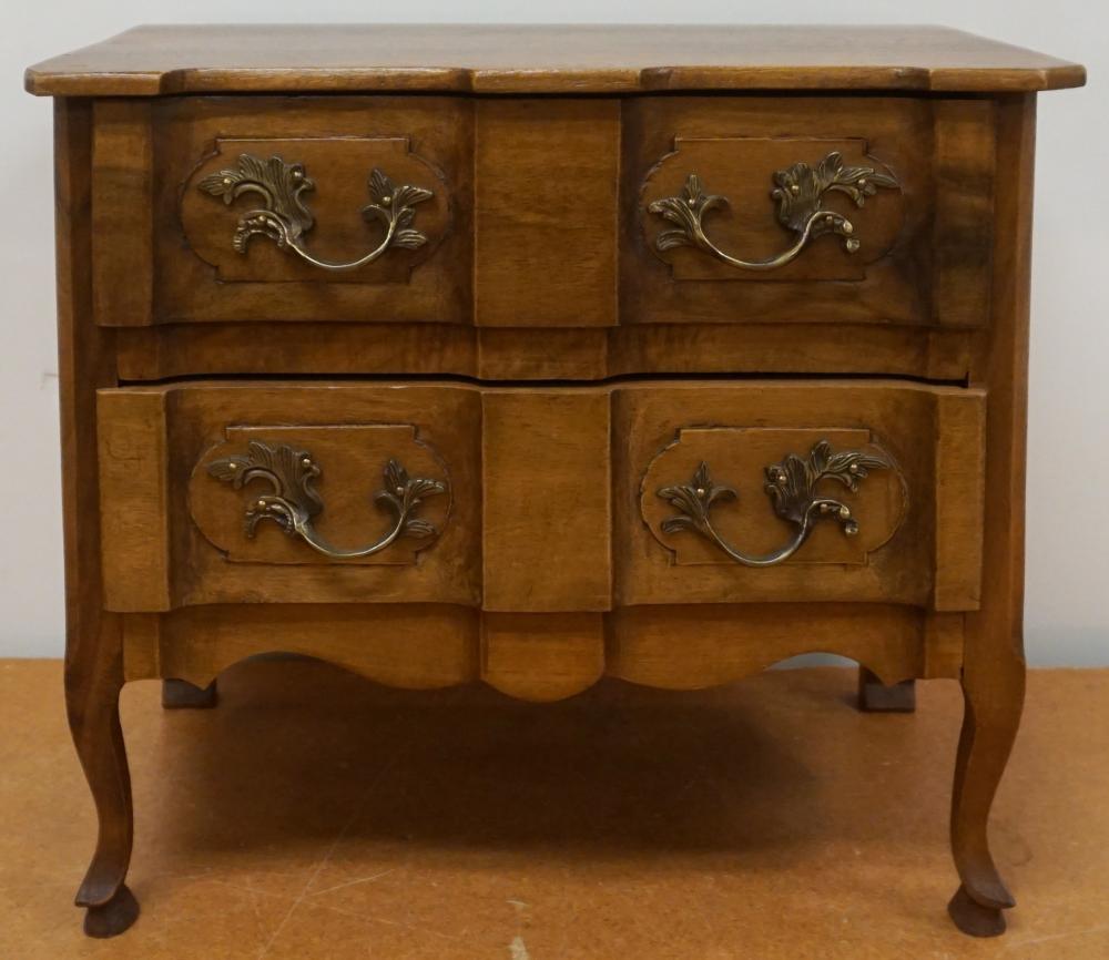 Appraisal: Provincial Style Walnut Diminutive Commode x x in x x