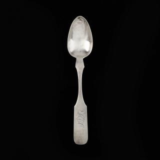 Appraisal: A Salem NC Coin Silver Spoon by Traugott Leinbach good