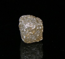 Appraisal: An Uncut Carat Diamond From Zaire In a plexiglas box