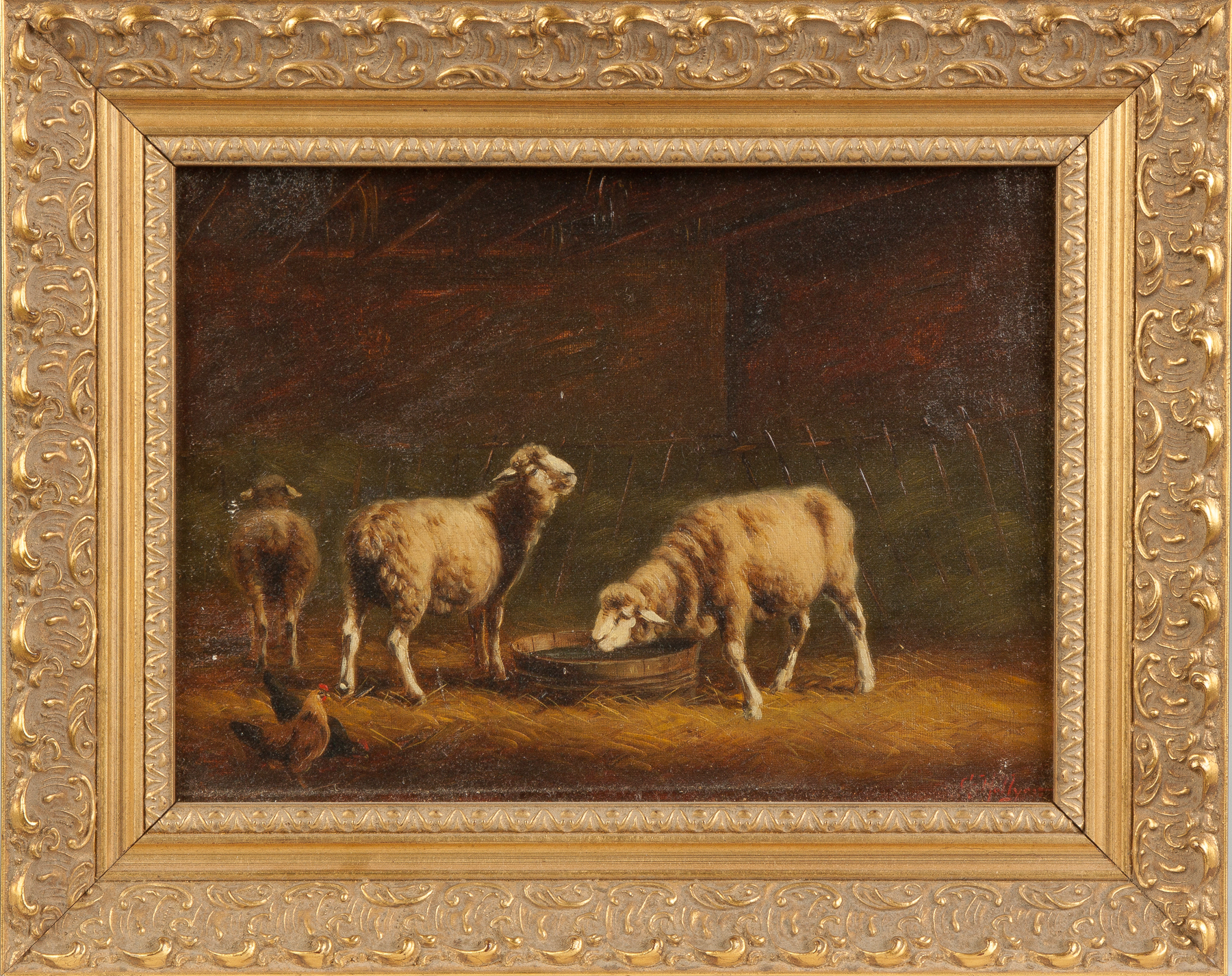 Appraisal: Gregory Hollyer British - Sheep Sgn lower right G Hollyer