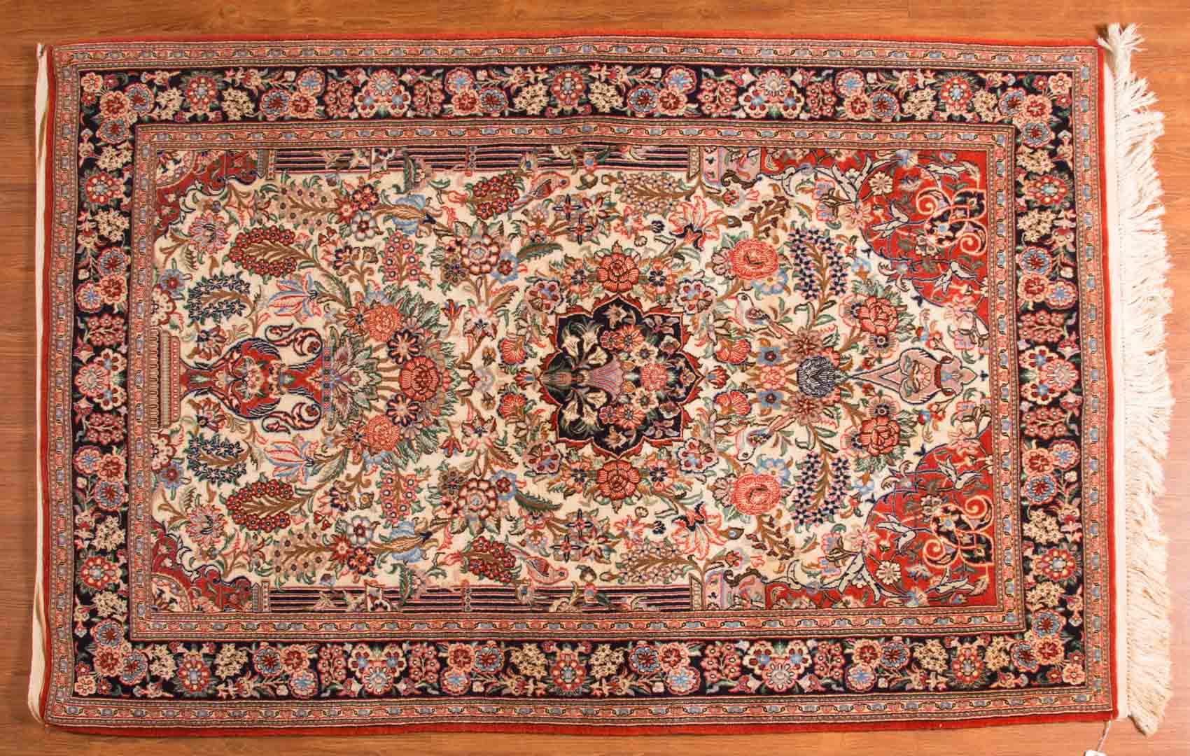 Appraisal: Goum prayer rug approx x Iran circa Condition Excellent condition