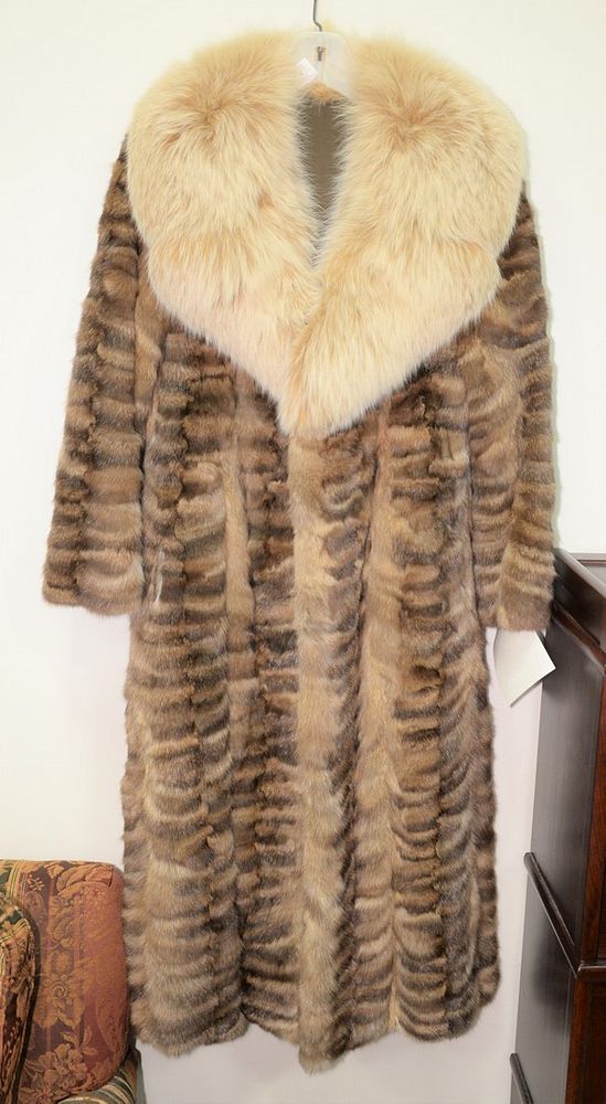 Appraisal: Custom full-length sable mink coat Custom full-length sable mink coat