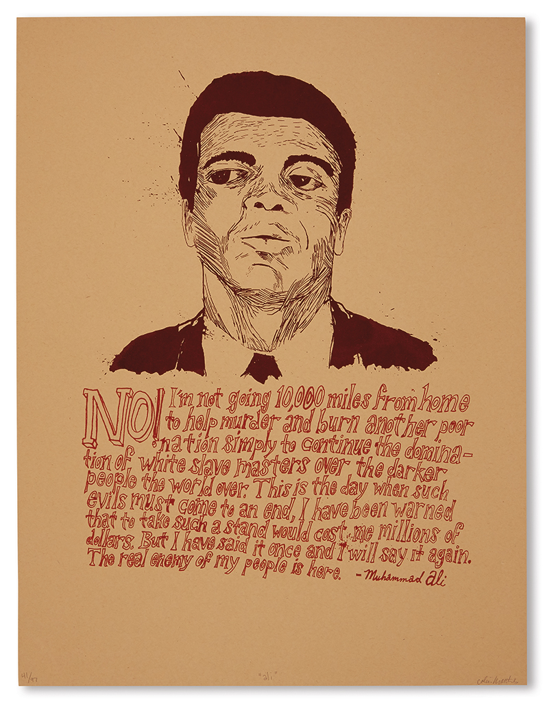 Appraisal: SPORT--BOXING MUHAMMAD ALI CASSIUS CLAY No I'm not going miles