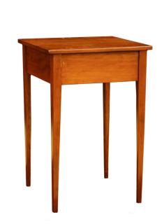 Appraisal: Cherry Wood Federal Bedside Table Early th C American circa