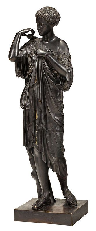 Appraisal: Italian Classical Style Sculpture Diane of Gabii Diana Robing after