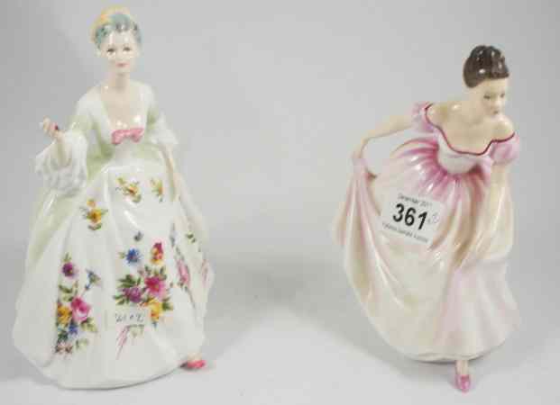 Appraisal: Royal Doulton Figures Diana HN and Danielle HN