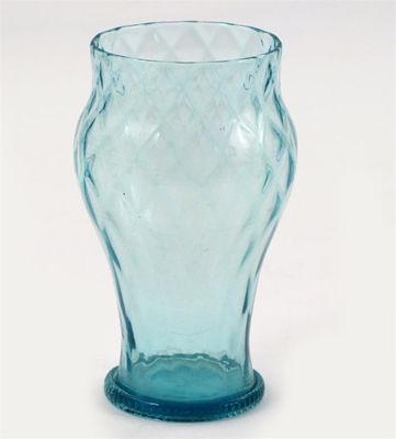 Appraisal: A James Powell Sons Whitefriars Woodchester Sky Blue beaker vase