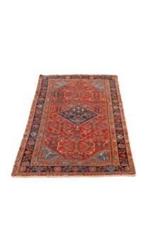 Appraisal: Hand Woven Persian Rug Wool Iran Area rug Floral geometric