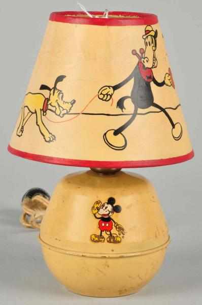 Appraisal: Walt Disney Mickey Mouse Lamp Shade Description by Soreng-Manegold Co