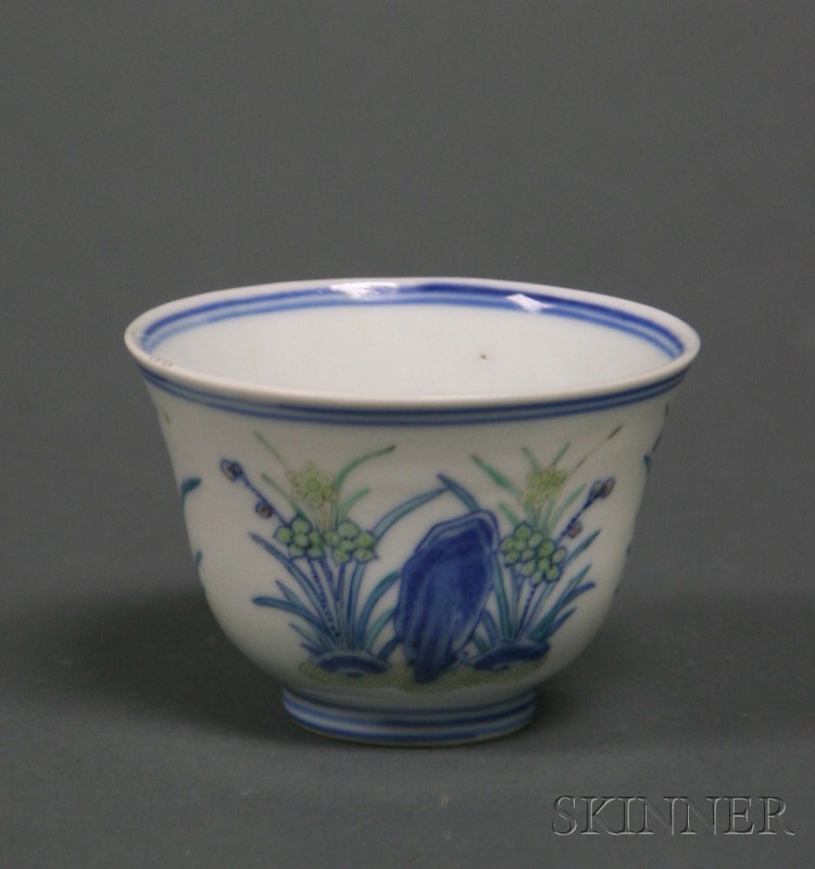 Appraisal: Tou Tsai Cup Kuang Hsu mark and period - narcissus