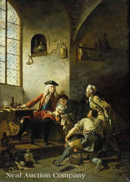 Appraisal: Johann Paul Adolf Kiessling German - Discovery at Meissen B