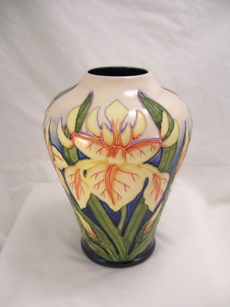 Appraisal: Moorcroft Wind Rush Pottery Vase Measures high