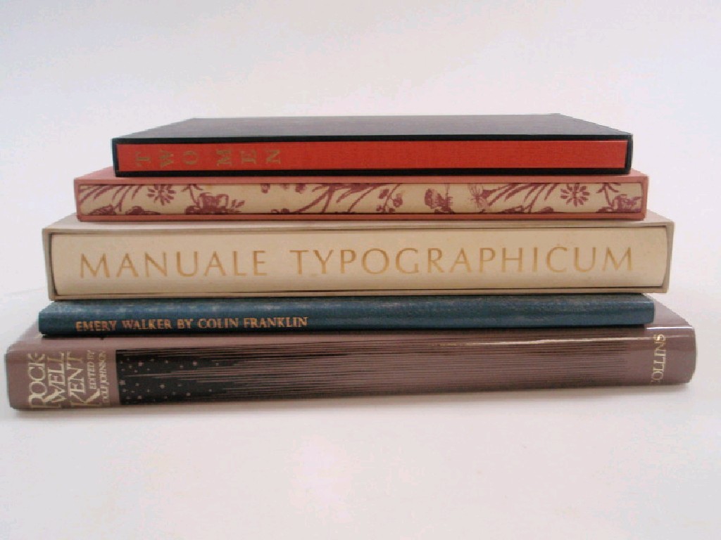 Appraisal: Zapf Hermann Manuale Typographicum Frankfurt - New York printed rec