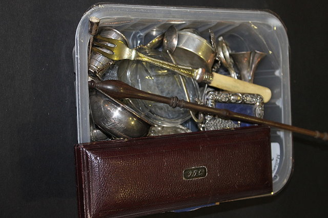 Appraisal: A QUANTITY OF MISCELLANEOUS SILVER AND OTHER WARES including a