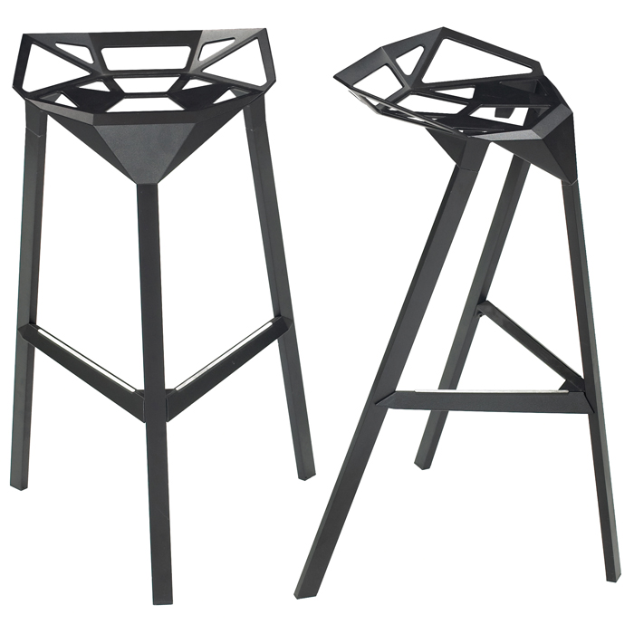 Appraisal: Konstantin Grcic ''Stool One'' bar stools by Magis pair aluminum