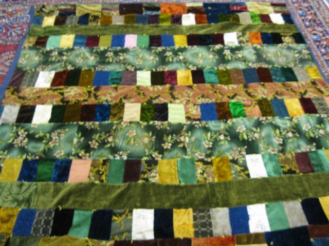 Appraisal: Antique Handmade Quilt double sided design square