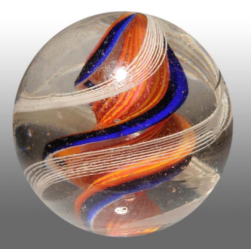 Appraisal: Ribbon Swirl Marble Description Original surface with nice ribbon swirl