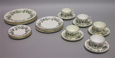 Appraisal: SET ROYAL WORCESTER 'LAVINIA' PATTERN Printed marks pattern Z service