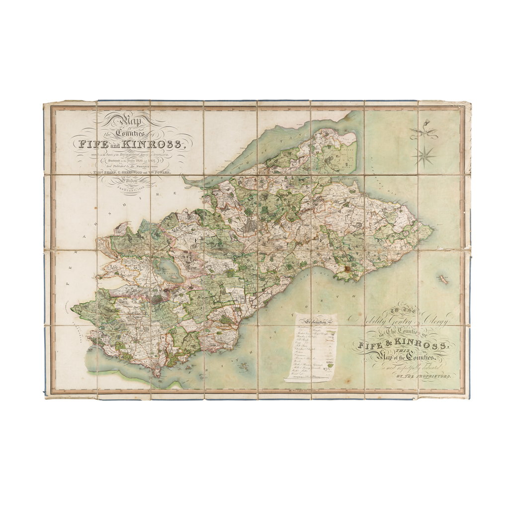 Appraisal: Fife Kinross - Sharp Greenwood and Fowler Map of the