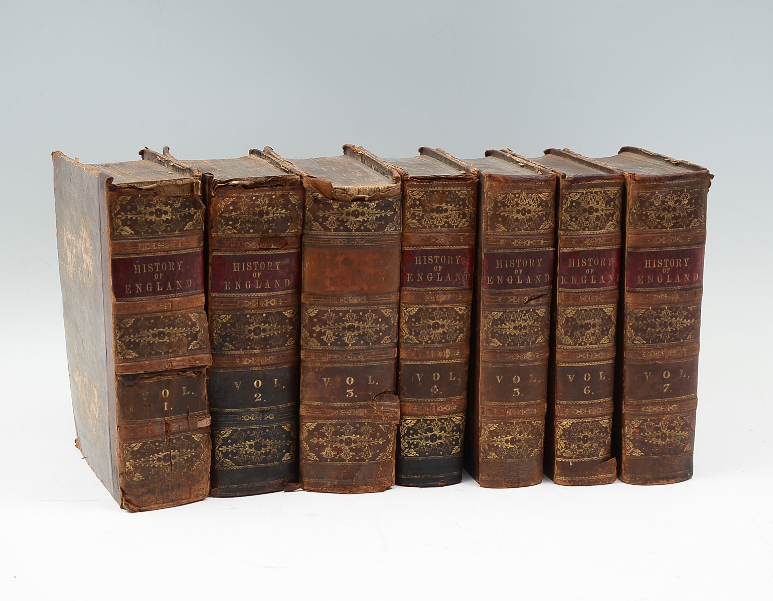 Appraisal: VOLUME HISTORY OF ENGLAND BOOKS Comprising volumes of '' The