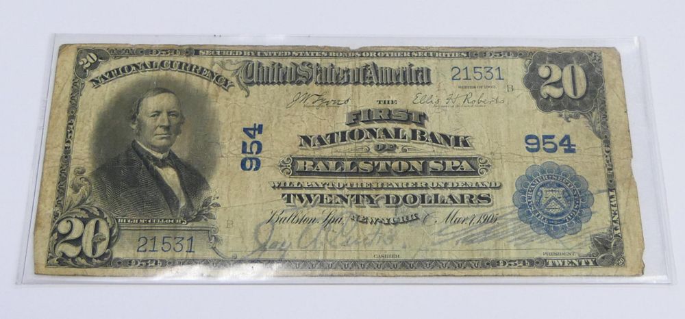 Appraisal: U S NOTE FIRST NATIONAL BANK BALLSTON First National Bank