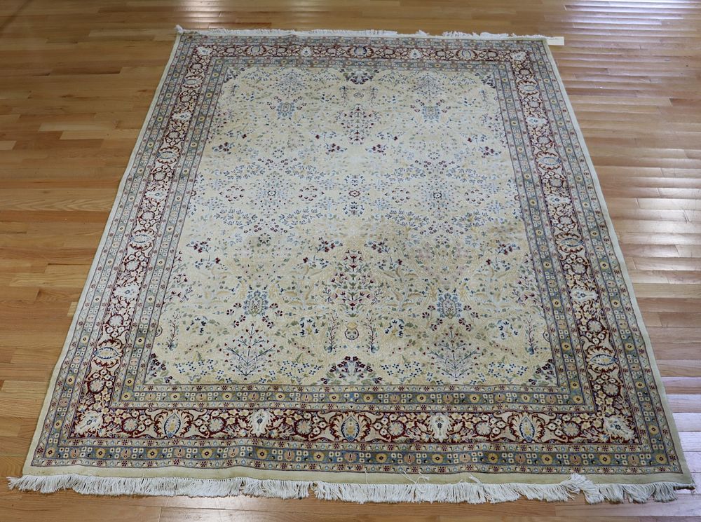 Appraisal: Vintage And Finely Hand Woven Area Carpet Good size and