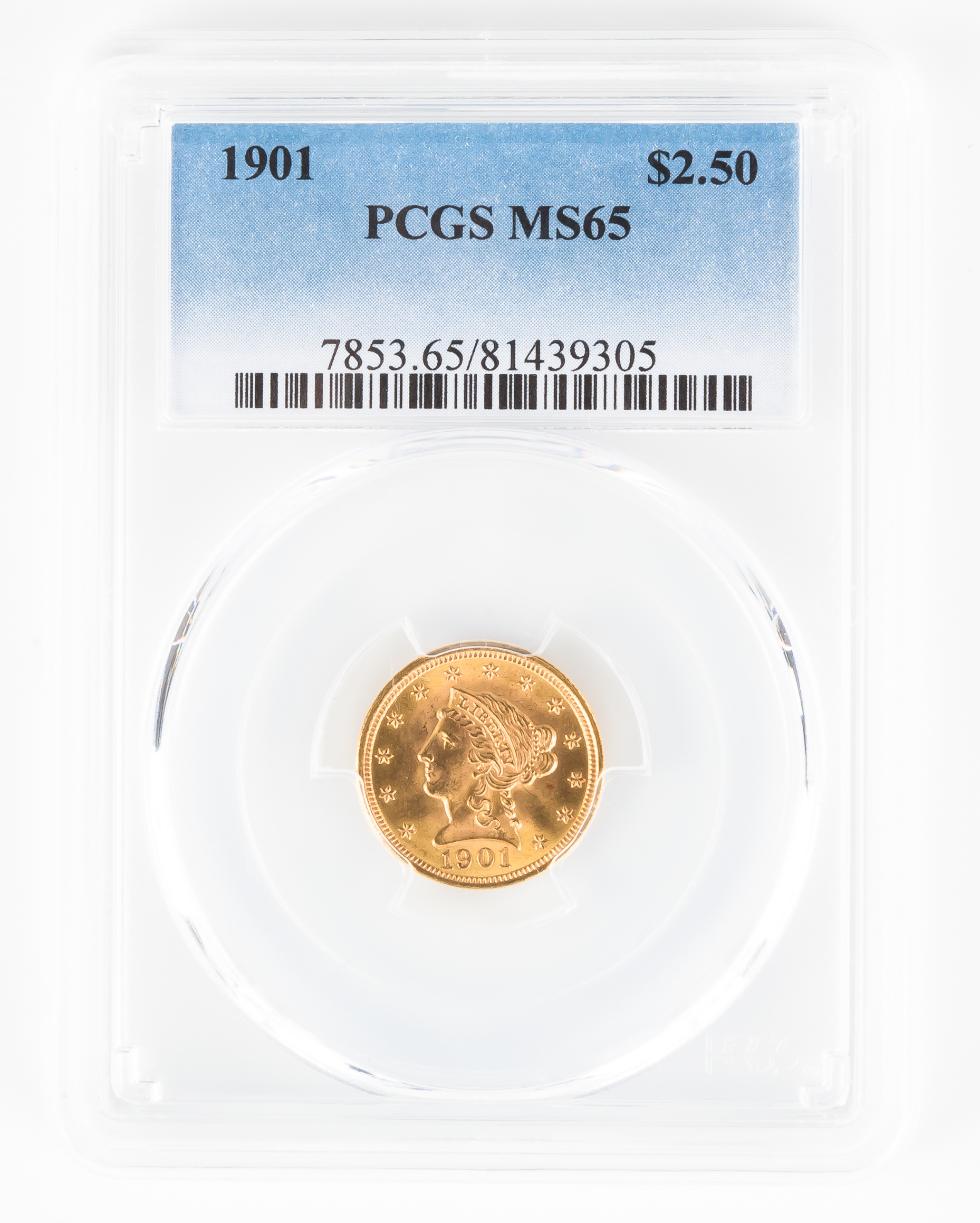 Appraisal: Liberty Gold Two and a Half Dollar Coin PCGS MS