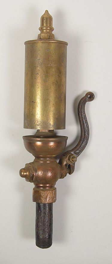 Appraisal: Brass Bronze Steam Whistle Single note whistle with acorn finial