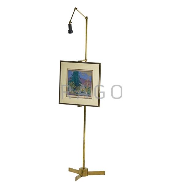 Appraisal: ARREDOLUCE Illuminated easel Condition Report Old restoration minor dent to