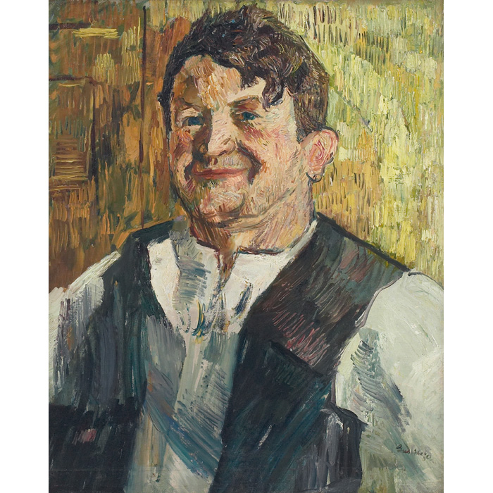 Appraisal: Charles Augustus Mager American - Self Portrait c oil on