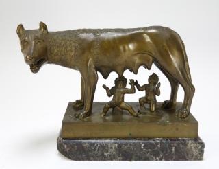 Appraisal: Grand Tour Remus Romulus Capitoline Wolf Bronze EUROPE TH CENTURY