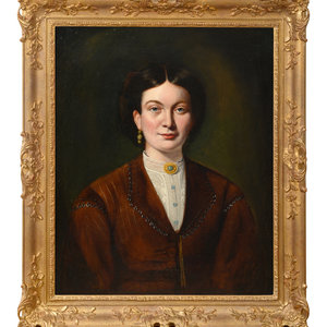 Appraisal: British School th Century Portrait of a Lady oil on