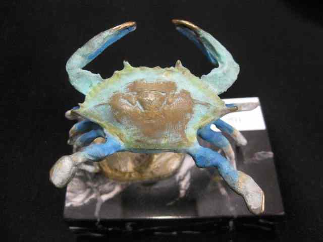 Appraisal: Stewart Wegner Bronze Figurine ''Mini Crab'' of '' excellent