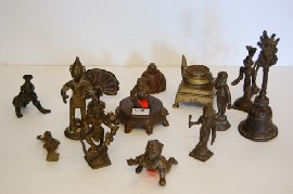 Appraisal: COLLECTION OF VARIOUS INDIAN CAST ARTEFACTS TH - TH CENTURY