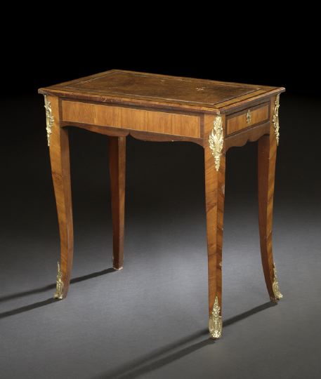 Appraisal: Louis XV Mahogany and Kingwood Occasional Table late th century