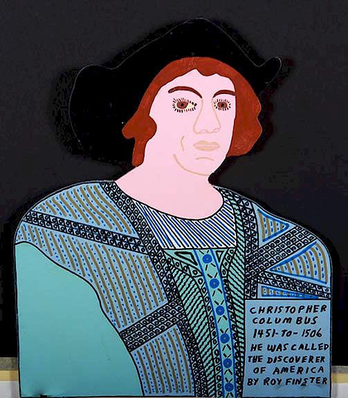 Appraisal: Outsider Art Roy Finster Christopher Columbus Finster Roy Christopher Columbus