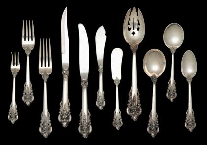 Appraisal: Sterling silver flatware servicewallace wallingford ct th century