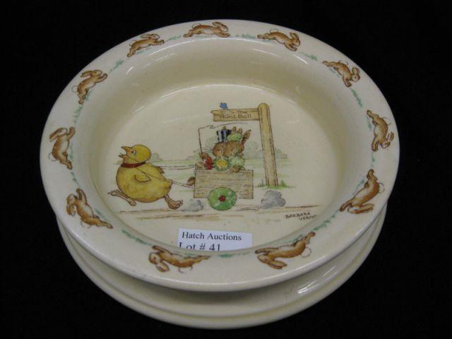 Appraisal: Royal Doulton Bunnykins Infant Feeding Dish early example