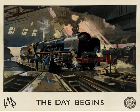 Appraisal: CUNEO TerenceTHE DAY BEGINS LMS lithograph in colours condition B