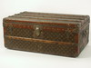 Appraisal: TRUNK - Vintage Louis Vitton steamer trunk leather and brass