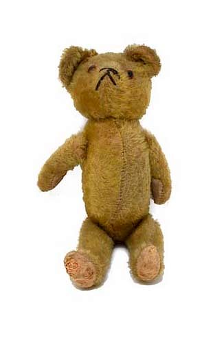 Appraisal: Early Yellow Mohair Jointed Teddy Bear Early Mohair Jointed Teddy