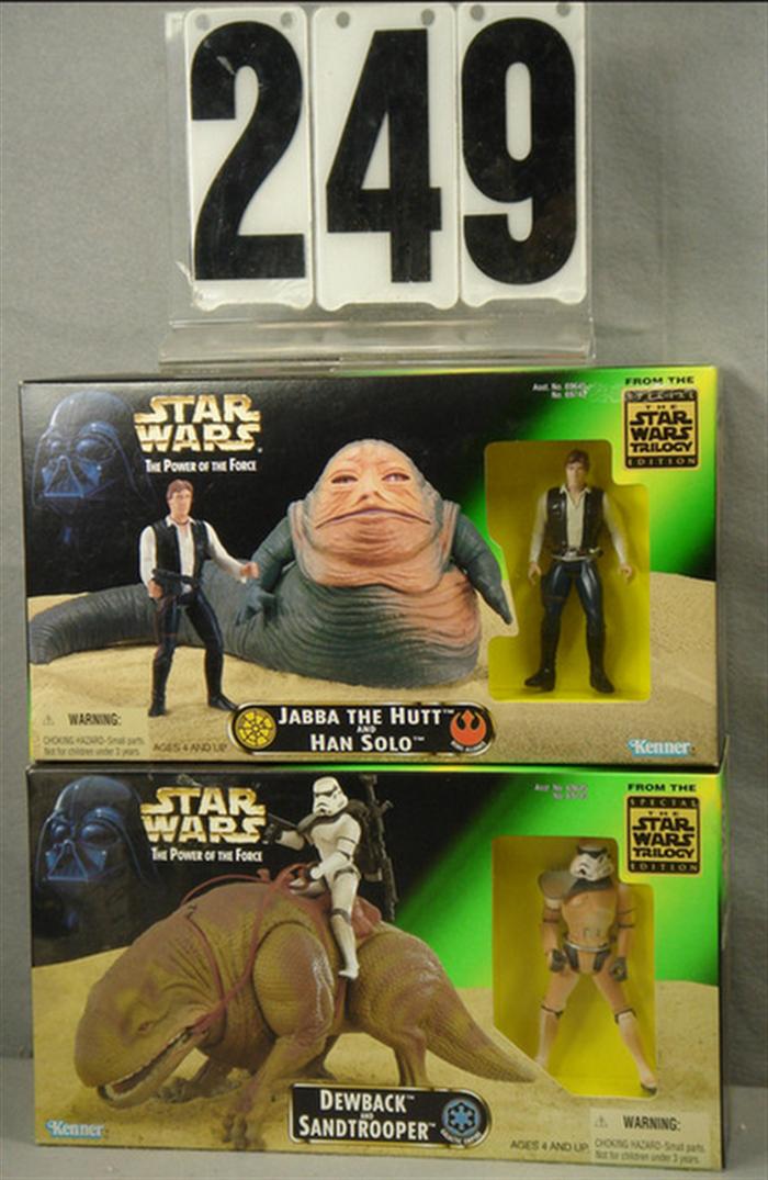 Appraisal: Lot of Star Wars Sets mint in original boxes Dewback