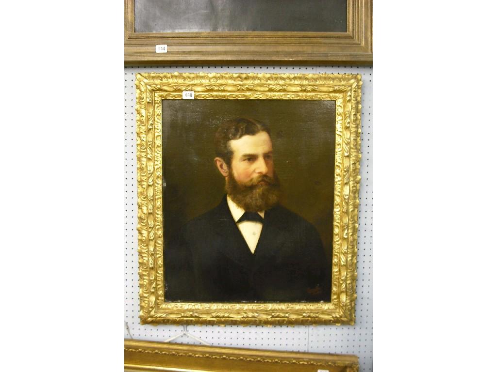 Appraisal: th Century Irish School - portrait of a bearded gentleman