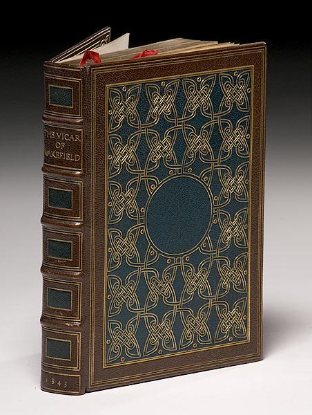 Appraisal: VAN VOORST LEATHERBOUND EDITION THE VICAR OF WAKEFIELD Goldsmith Oliver