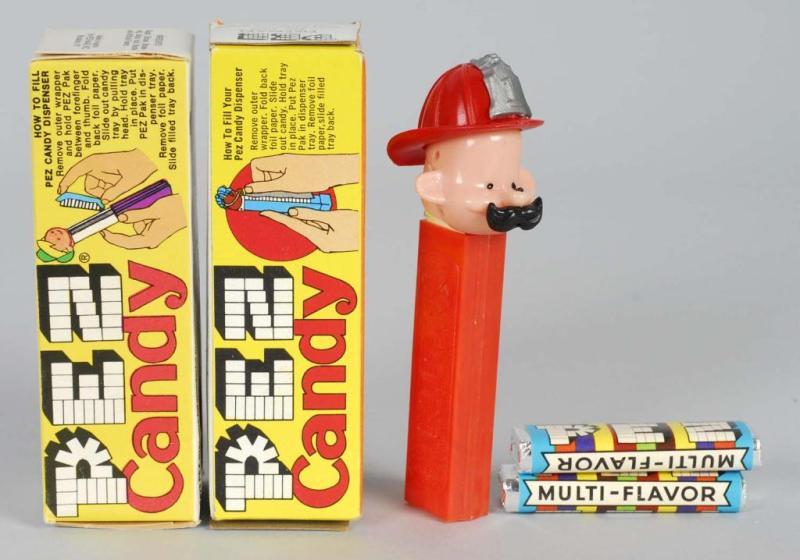 Appraisal: Lot of Boxed Pez Dispensers Description Includes a Fireman and