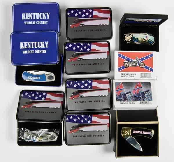 Appraisal: Commemorative Knives Lot of Eleven Made to commemorate Dale Earnhardt