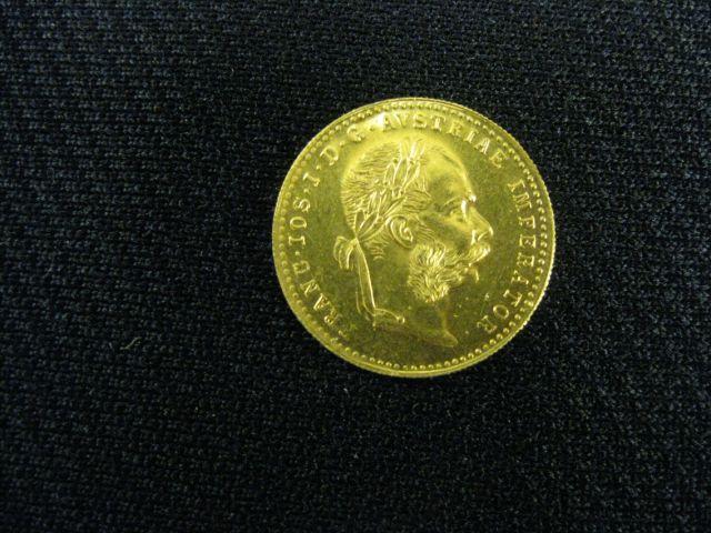 Appraisal: Austria Ducat Gold Coin k gem proof like